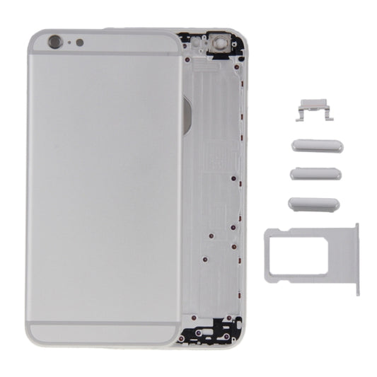6 in 1 for iPhone 6 Plus (Back Cover + Card Tray + Volume Control Key + Power Button + Mute Switch Vibrator Key + Sign) Full Assembly Housing Cover(Silver) - iPhone 6/6 Plus Parts by buy2fix | Online Shopping UK | buy2fix