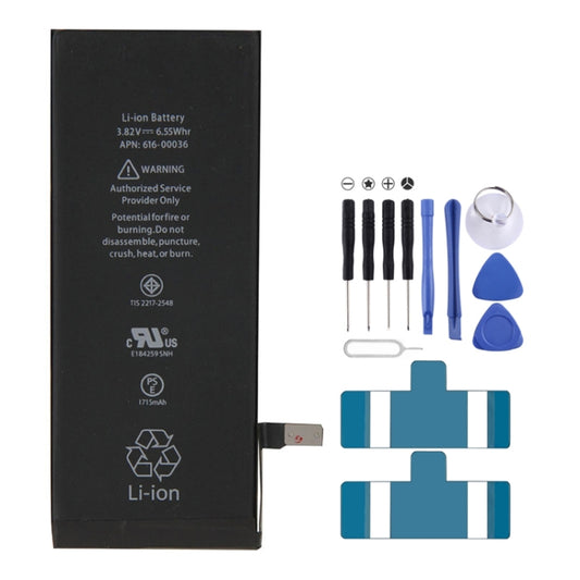 for iPhone 6S  1715mAh Battery(Black) - For iPhone by buy2fix | Online Shopping UK | buy2fix