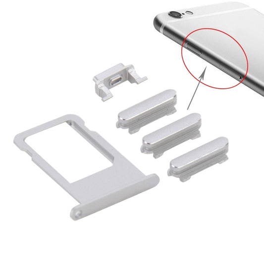 Card Tray Upper Key for iPhone 6s (Silver) - iPhone 6S/6S Plus Parts by buy2fix | Online Shopping UK | buy2fix