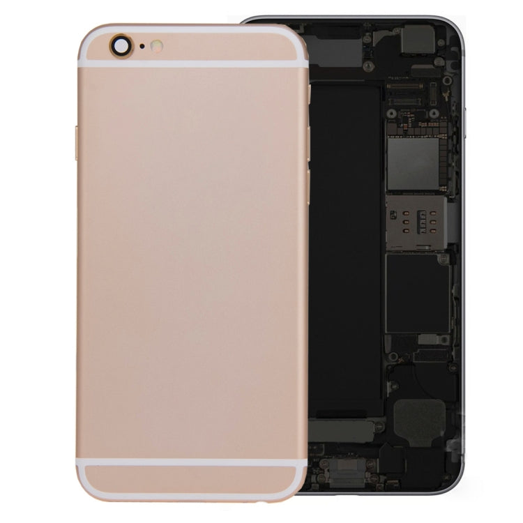 Battery Back Cover Assembly with Card Tray for iPhone 6s(Gold) by buy2fix