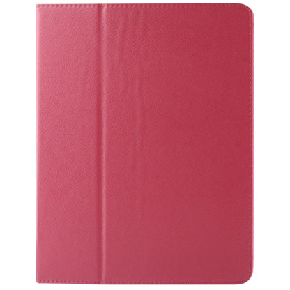High Quality Litchi Texture Folding Leather with Sleep / Wake-up & Holder Function for iPad 2 / iPad 3 / iPad 4(Magenta) - iPad 4 & 3 & 2 Cases by buy2fix | Online Shopping UK | buy2fix
