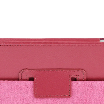 High Quality Litchi Texture Folding Leather with Sleep / Wake-up & Holder Function for iPad 2 / iPad 3 / iPad 4(Magenta) - iPad 4 & 3 & 2 Cases by buy2fix | Online Shopping UK | buy2fix
