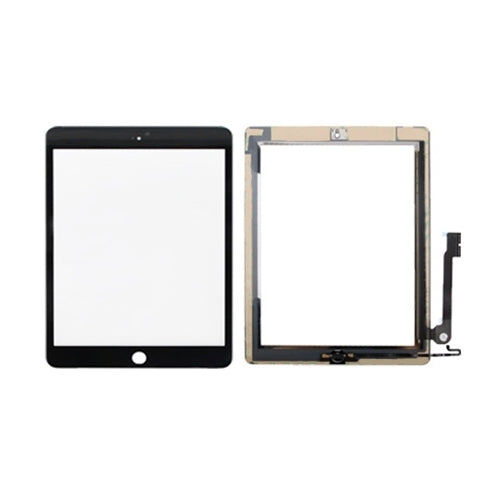 Controller Button + Home Key Button PCB Membrane Flex Cable + Touch Panel Installation Adhesive  Touch Panel for iPad 4(Black) - iPad 4 by buy2fix | Online Shopping UK | buy2fix