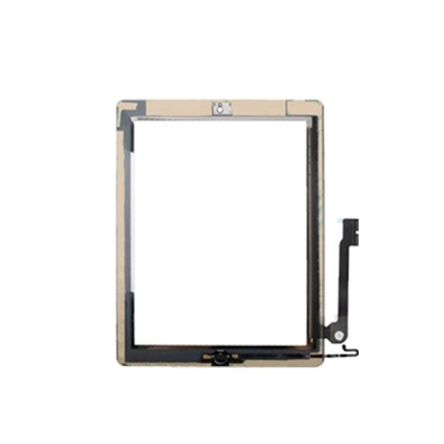Controller Button + Home Key Button PCB Membrane Flex Cable + Touch Panel Installation Adhesive  Touch Panel for iPad 4(White) - iPad 4 by buy2fix | Online Shopping UK | buy2fix