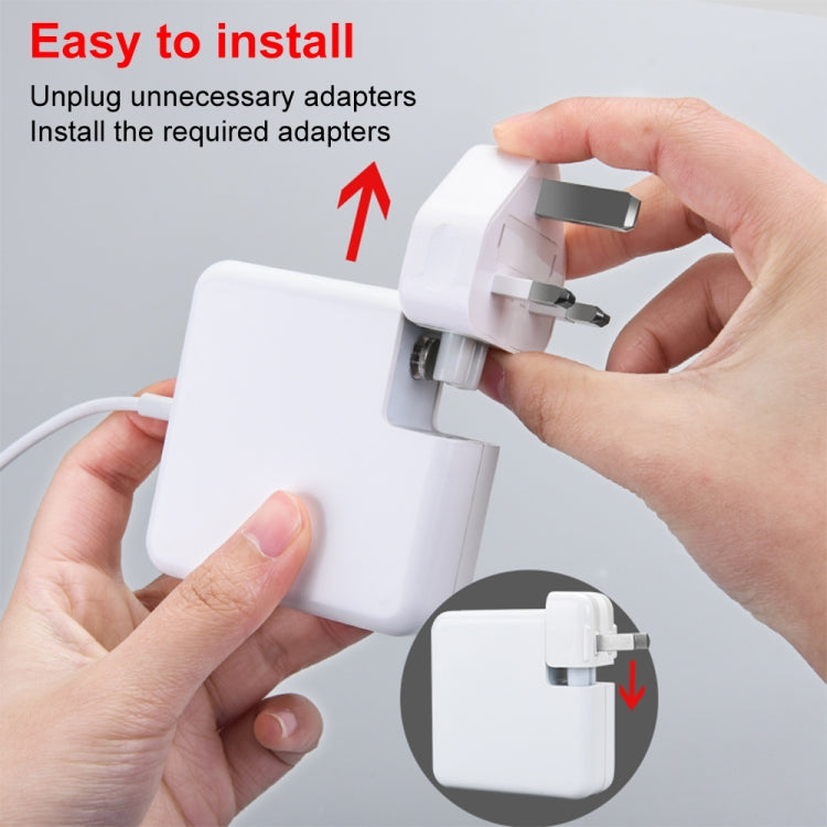 Travel Power Adapter Charger, AU Plug(White) - USB Charger by buy2fix | Online Shopping UK | buy2fix