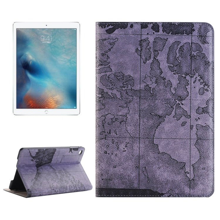 Map Pattern Horizontal Flip Leather Case with Holder & Card Slots & Wallet for iPad Pro 12.9 inch, Random Pattern Delivery - More iPad Cases by buy2fix | Online Shopping UK | buy2fix