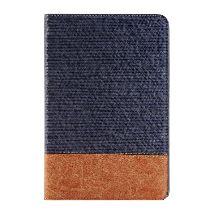 Cross & Sheepskin Texture Horizontal Flip Leather Case with Holder & Card Slots & Wallet for iPad Pro 12.9 inch(Dark Blue) - More iPad Cases by buy2fix | Online Shopping UK | buy2fix