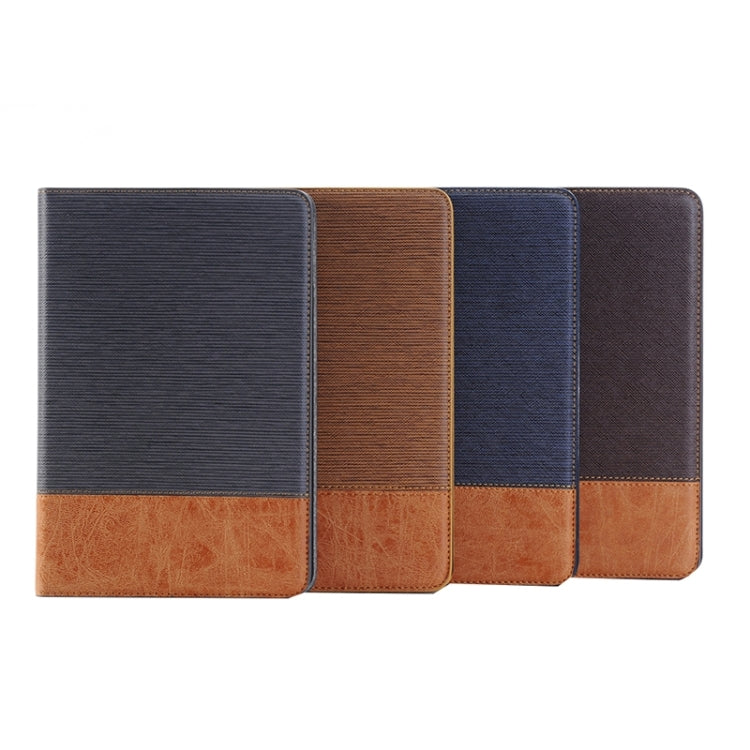 Cross & Sheepskin Texture Horizontal Flip Leather Case with Holder & Card Slots & Wallet for iPad Pro 12.9 inch(Dark Blue) - More iPad Cases by buy2fix | Online Shopping UK | buy2fix