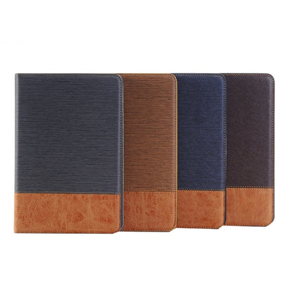 Cross & Sheepskin Texture Horizontal Flip Leather Case with Holder & Card Slots & Wallet for iPad Pro 12.9 inch(Dark Blue) - More iPad Cases by buy2fix | Online Shopping UK | buy2fix