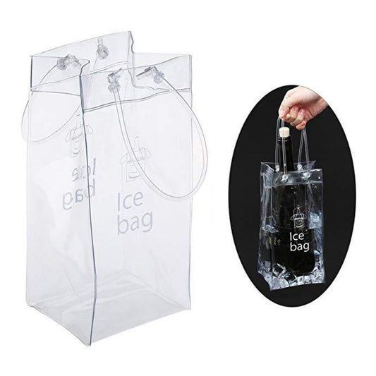 High Quality PVC Ice Bag for Wine(Transparent) - Gadgets by buy2fix | Online Shopping UK | buy2fix