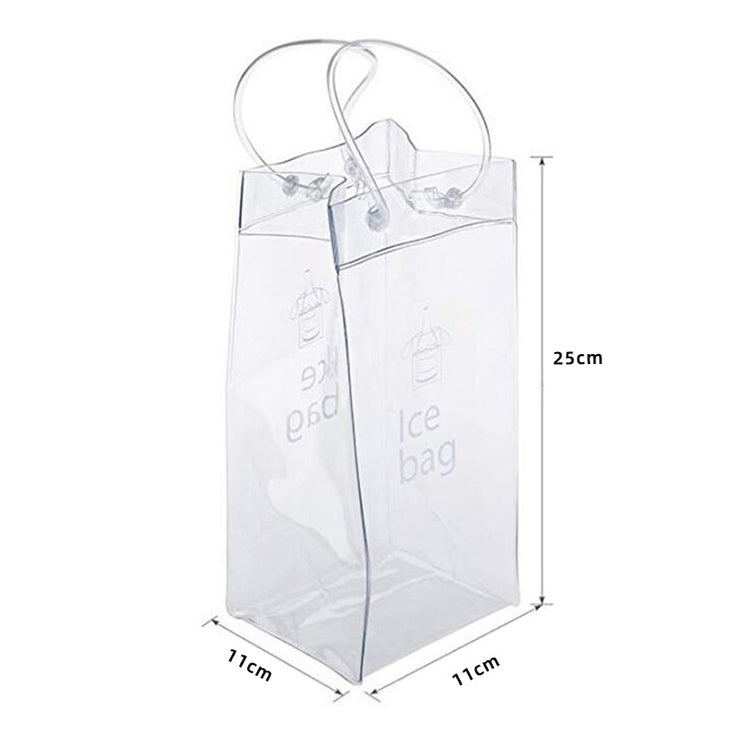 High Quality PVC Ice Bag for Wine(Transparent) - Gadgets by buy2fix | Online Shopping UK | buy2fix