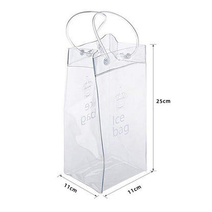 High Quality PVC Ice Bag for Wine(Transparent) - Gadgets by buy2fix | Online Shopping UK | buy2fix