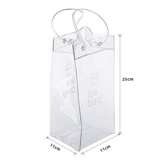 High Quality PVC Ice Bag for Wine(Transparent) - Gadgets by buy2fix | Online Shopping UK | buy2fix