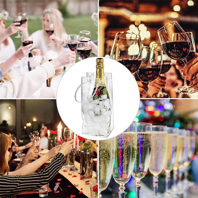 High Quality PVC Ice Bag for Wine(Transparent) - Gadgets by buy2fix | Online Shopping UK | buy2fix