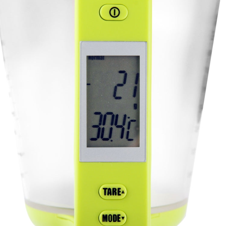 Digital Scale with Measuring Cup / Thermometer(Green) by buy2fix