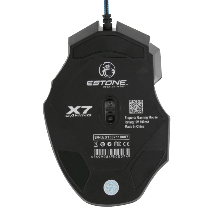 7 Buttons with Scroll Wheel 5000 DPI LED Wired Optical Gaming Mouse for Computer PC Laptop(Black) by buy2fix