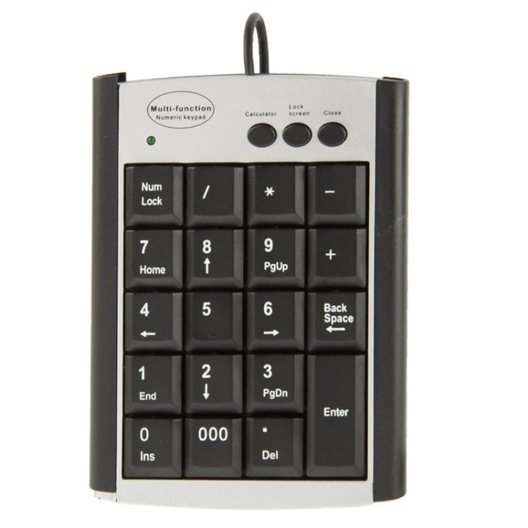 USB Non-synchronous Notebook Computer Multi Function Keypad with 19 Keys by buy2fix