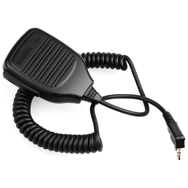 Clip-on Speaker Microphone for Walkie Talkies, 3.5mm + 2.5mm Earphone + Mic Plug(Black) - Microphones & Headsets by buy2fix | Online Shopping UK | buy2fix