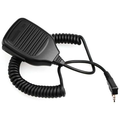 Clip-on Speaker Microphone for Walkie Talkies, 3.5mm + 2.5mm Earphone + Mic Plug(Black) - Microphones & Headsets by buy2fix | Online Shopping UK | buy2fix
