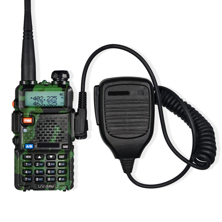 Clip-on Speaker Microphone for Walkie Talkies, 3.5mm + 2.5mm Earphone + Mic Plug(Black) - Microphones & Headsets by buy2fix | Online Shopping UK | buy2fix