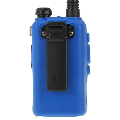 Pure Color Silicone Case for UV-5R Series Walkie Talkies(Blue) - Cases by buy2fix | Online Shopping UK | buy2fix