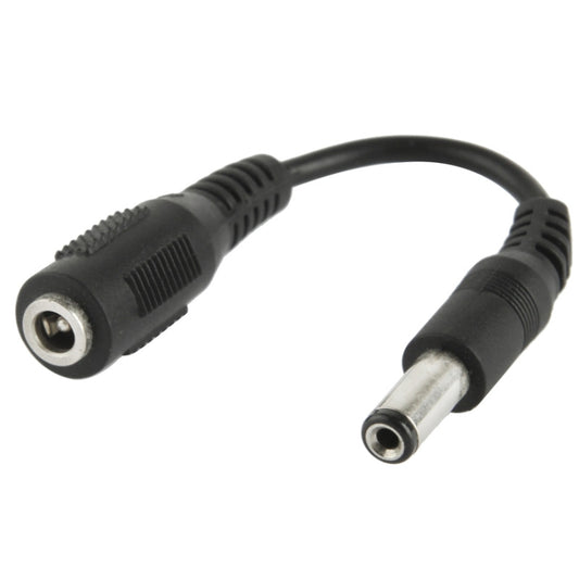 5.5 x 2.5mm Male to 3.5mm Female DC Plug Adapter, Length: 12cm - Universal Power Adapter by buy2fix | Online Shopping UK | buy2fix
