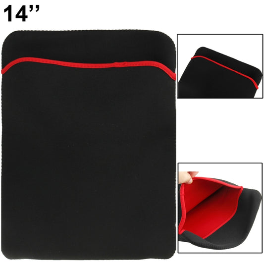 Soft Sleeve Case Bag for 14 inch Laptop(Black) by buy2fix