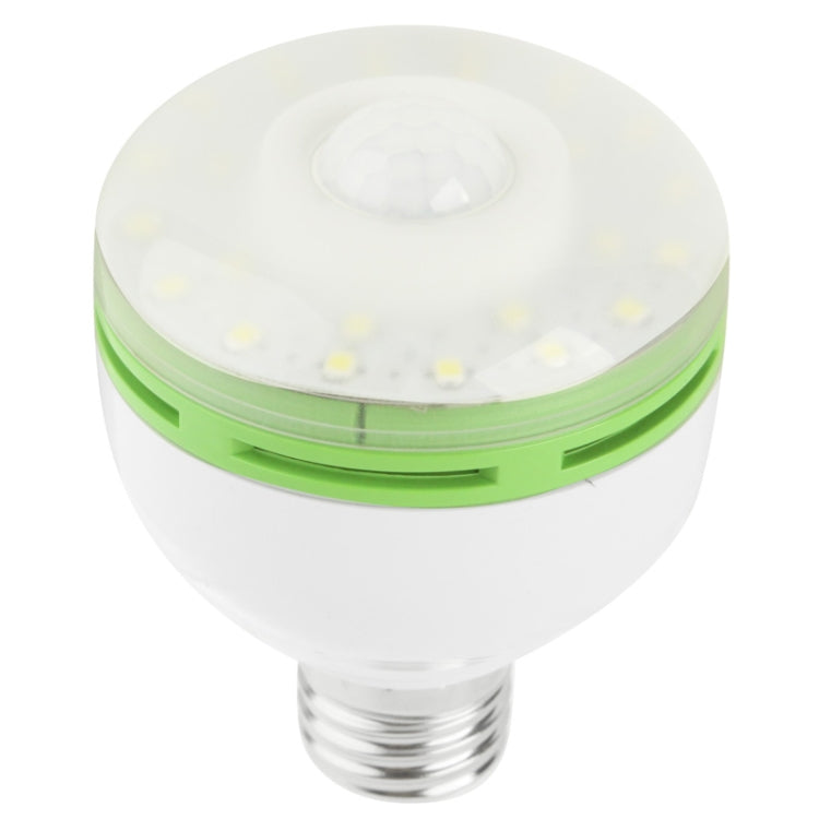 6W Human Sensor Light Lamp White Light 48 LED, Base Type: E27 - Sensor LED Lights by buy2fix | Online Shopping UK | buy2fix