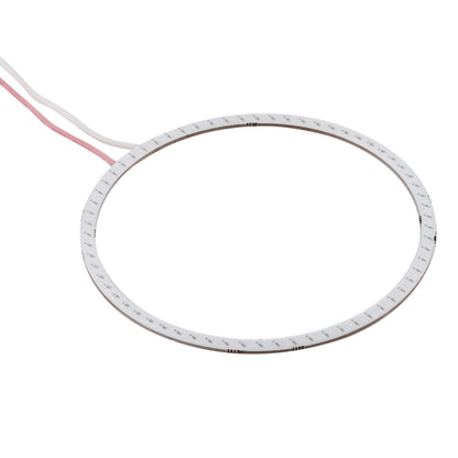 90mm 5W 180LM Angel Eyes Circles Car Headlight COB LED Lights for Vehicles, DC 12-24V (Red Light) by buy2fix