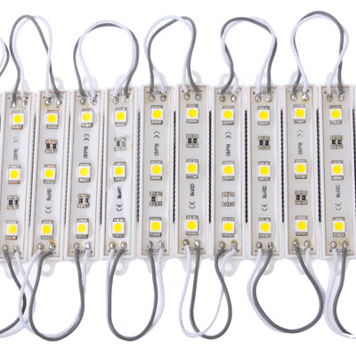 Module Light Strip, 20x 3-LED Warm White Light 5050 SMD LED, DC 12V - LED Module Light by buy2fix | Online Shopping UK | buy2fix
