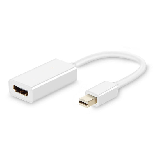 Mini DisplayPort to HDMI Female Adapter Cable(White) -  by buy2fix | Online Shopping UK | buy2fix