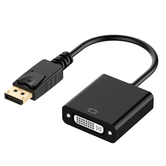 DisplayPort Male to DVI 24+5 Female Adapter, Cable Length: 12cm(Black) by buy2fix