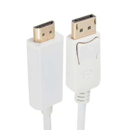 DisplayPort Male to HDMI Male Adapter Cable, Length: 1.8m(White) -  by buy2fix | Online Shopping UK | buy2fix