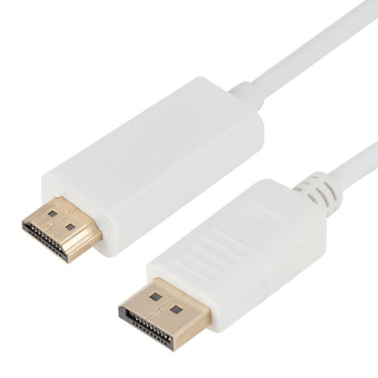 DisplayPort Male to HDMI Male Adapter Cable, Length: 1.8m(White) -  by buy2fix | Online Shopping UK | buy2fix