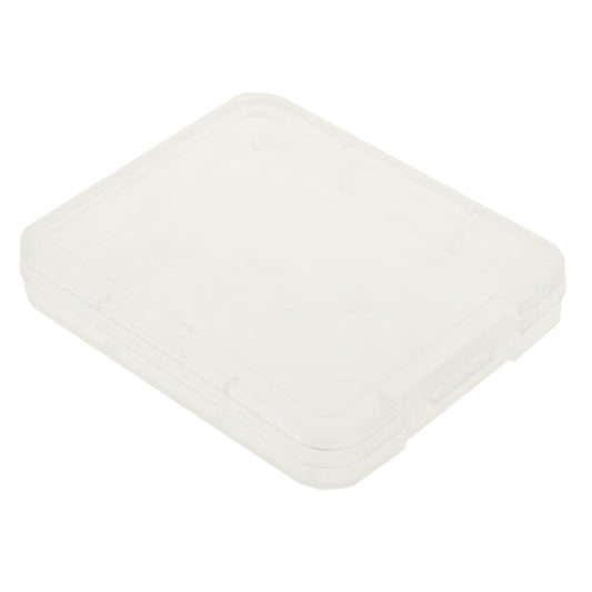 100Pcs Transparent Plastic Storage Card Box for Compact Flash Card / CF Card(Transparent) - Card Case by buy2fix | Online Shopping UK | buy2fix