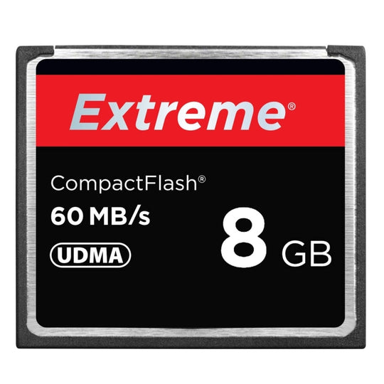 8 GB Extreme Compact Flash-Karte, 400-fache Lesegeschwindigkeit, bis zu 60 MB/s (100 % reale Kapazität)
