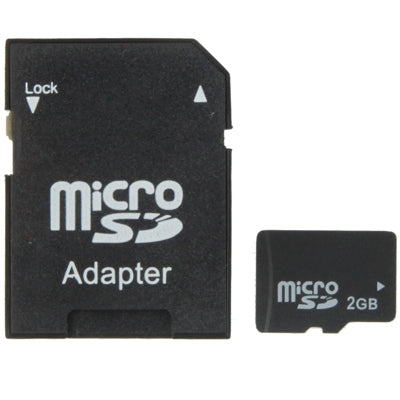 2GB High Speed Class 10 Micro SD(TF) Memory Card from Taiwan, Write: 8mb/s, Read: 12mb/s (100% Real Capacity)(Black) - Micro SD Card by buy2fix | Online Shopping UK | buy2fix