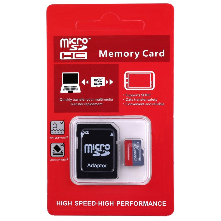 256GB High Speed Class 10 TF/Micro SDHC UHS-1(U1) Memory Card, Write: 15mb/s, Read: 30mb/s  (100% Real Capacity) - Micro SD Card by buy2fix | Online Shopping UK | buy2fix