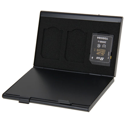 2x 3 in 1 Memory Card Protective Case Box for SD Card, Size: 93mm (L) x 62mm (W) x 10mm (H)(Black) - Card Case by buy2fix | Online Shopping UK | buy2fix