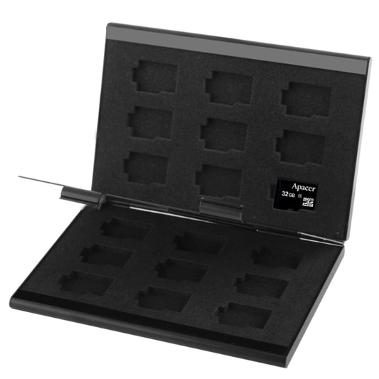 2x 9 in 1 Memory Card Protective Case Box for TF Card, Size: 93mm (L) x 62mm (W) x 10mm (H), Black(Black) - Card Case by buy2fix | Online Shopping UK | buy2fix