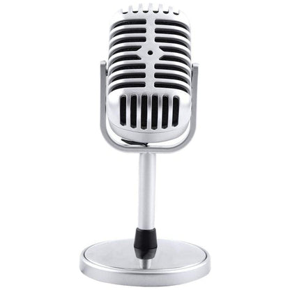 Plastic Classic Style 3.5mm Standing Microphone - Microphone by buy2fix | Online Shopping UK | buy2fix