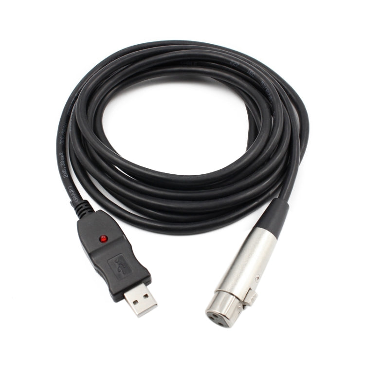 USB Microphone Cable, Cable Length: 3.5M - Microphone Audio Cable & Connector by buy2fix | Online Shopping UK | buy2fix