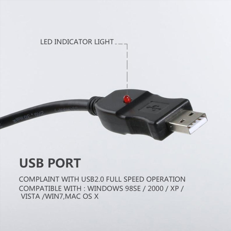 USB Microphone Cable, Cable Length: 3.5M - Microphone Audio Cable & Connector by buy2fix | Online Shopping UK | buy2fix