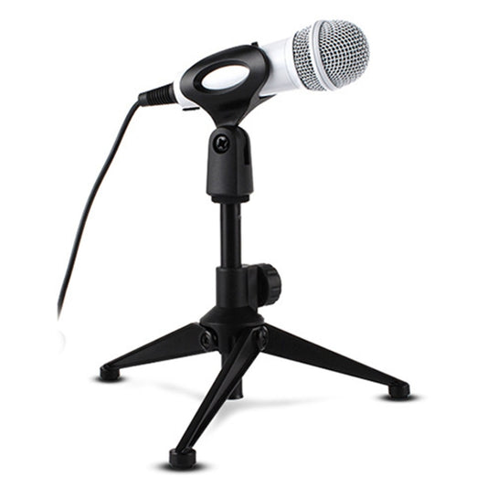 Extendable Adjustable Microphone Tripod Desktop Stand, Height: 19.5-24.5cm, For Live Broadcast, Show, KTV, etc - Stand by buy2fix | Online Shopping UK | buy2fix