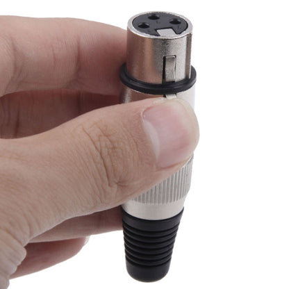 3 Pin XLR Female Plug Microphone Connector Adapter - Microphone Audio Cable & Connector by buy2fix | Online Shopping UK | buy2fix