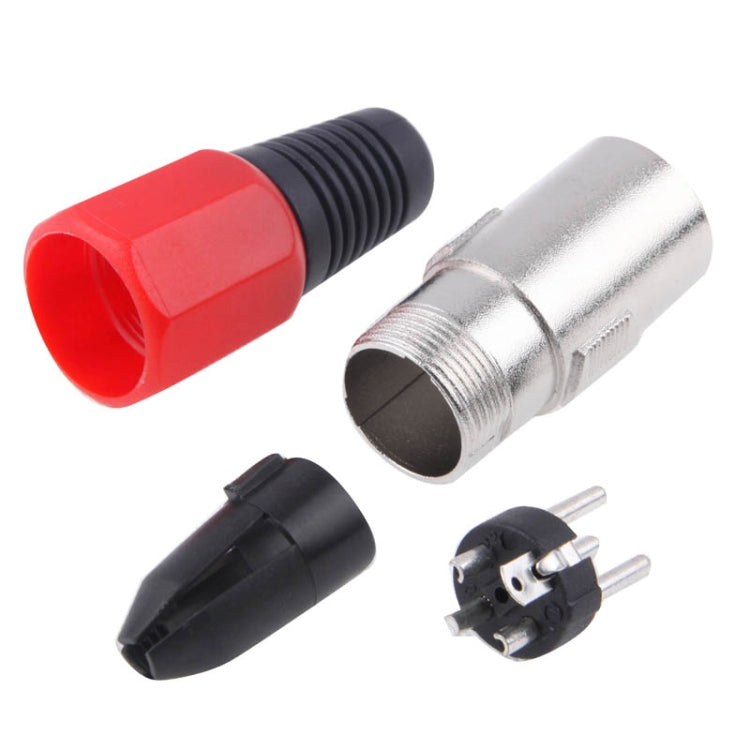 3 Pin XLR Male Plug Microphone Connector Adapter - Microphone Audio Cable & Connector by buy2fix | Online Shopping UK | buy2fix