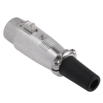 3 Pin XLR Female Plug Microphone Connector Adapter - Microphone Audio Cable & Connector by buy2fix | Online Shopping UK | buy2fix