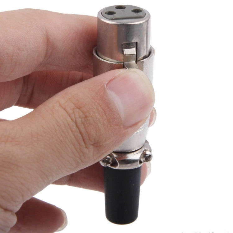 3 Pin XLR Female Plug Microphone Connector Adapter - Microphone Audio Cable & Connector by buy2fix | Online Shopping UK | buy2fix