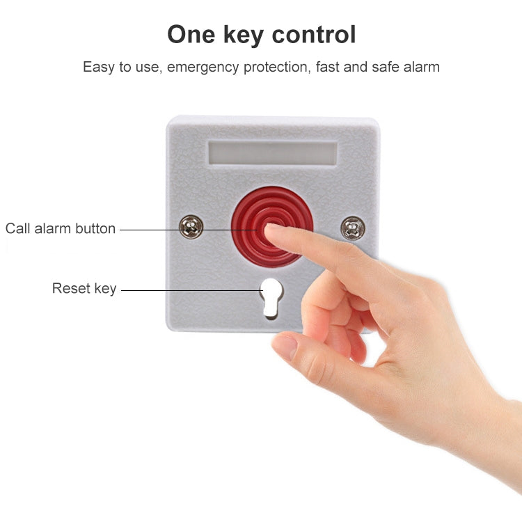 Hold Up Button / Emergency Button / Panic Button (PB-68)(Grey) - Others Alarm by buy2fix | Online Shopping UK | buy2fix