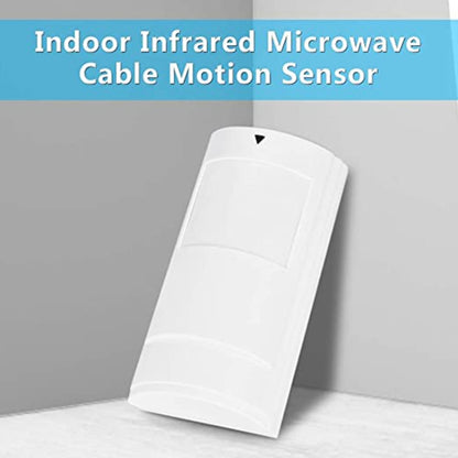 PA-525D Wired Dual Infrared and Microwave Digital Motion Detector(White) - Infrared Detector by buy2fix | Online Shopping UK | buy2fix